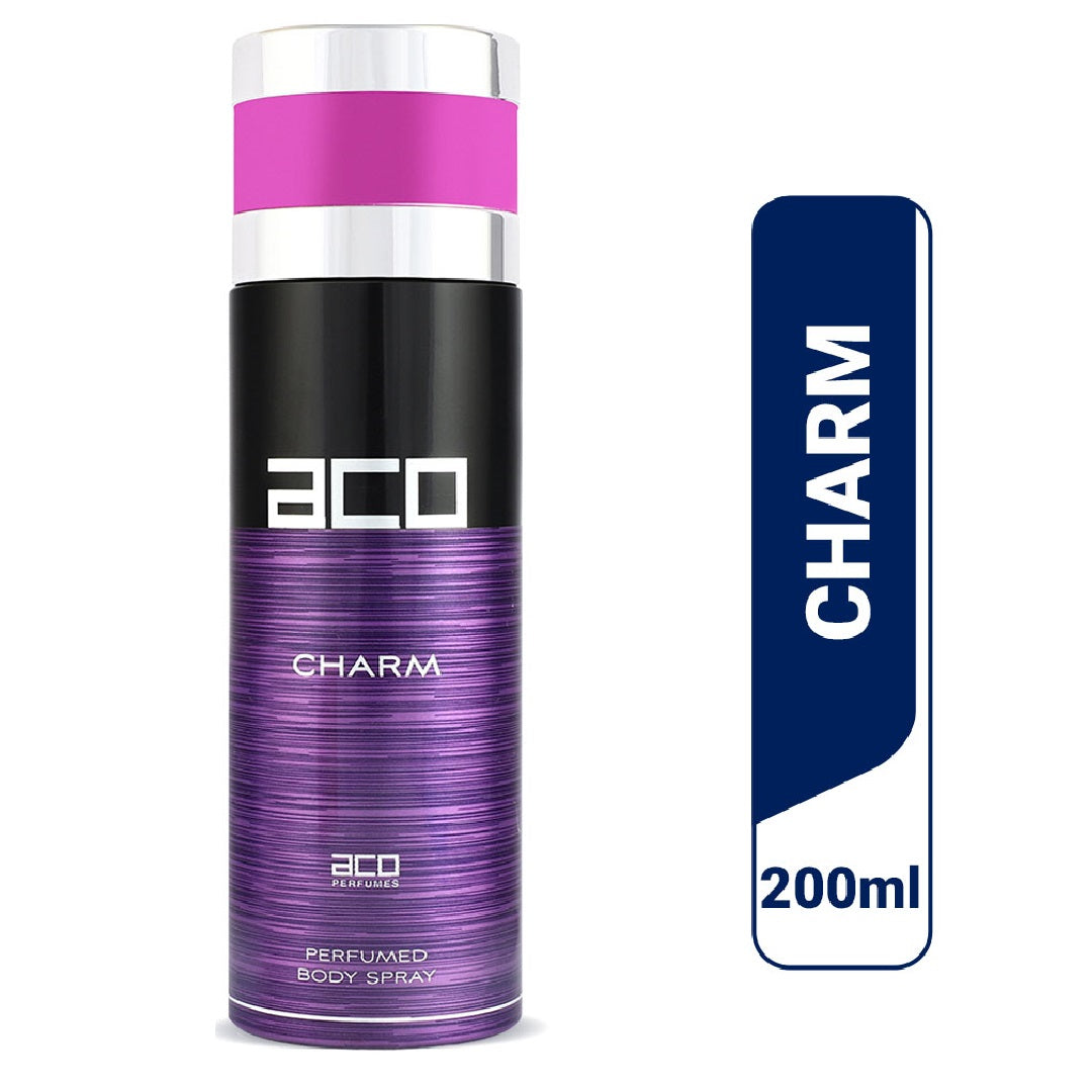 aco CHARM deodorant perfume body spray 200ml