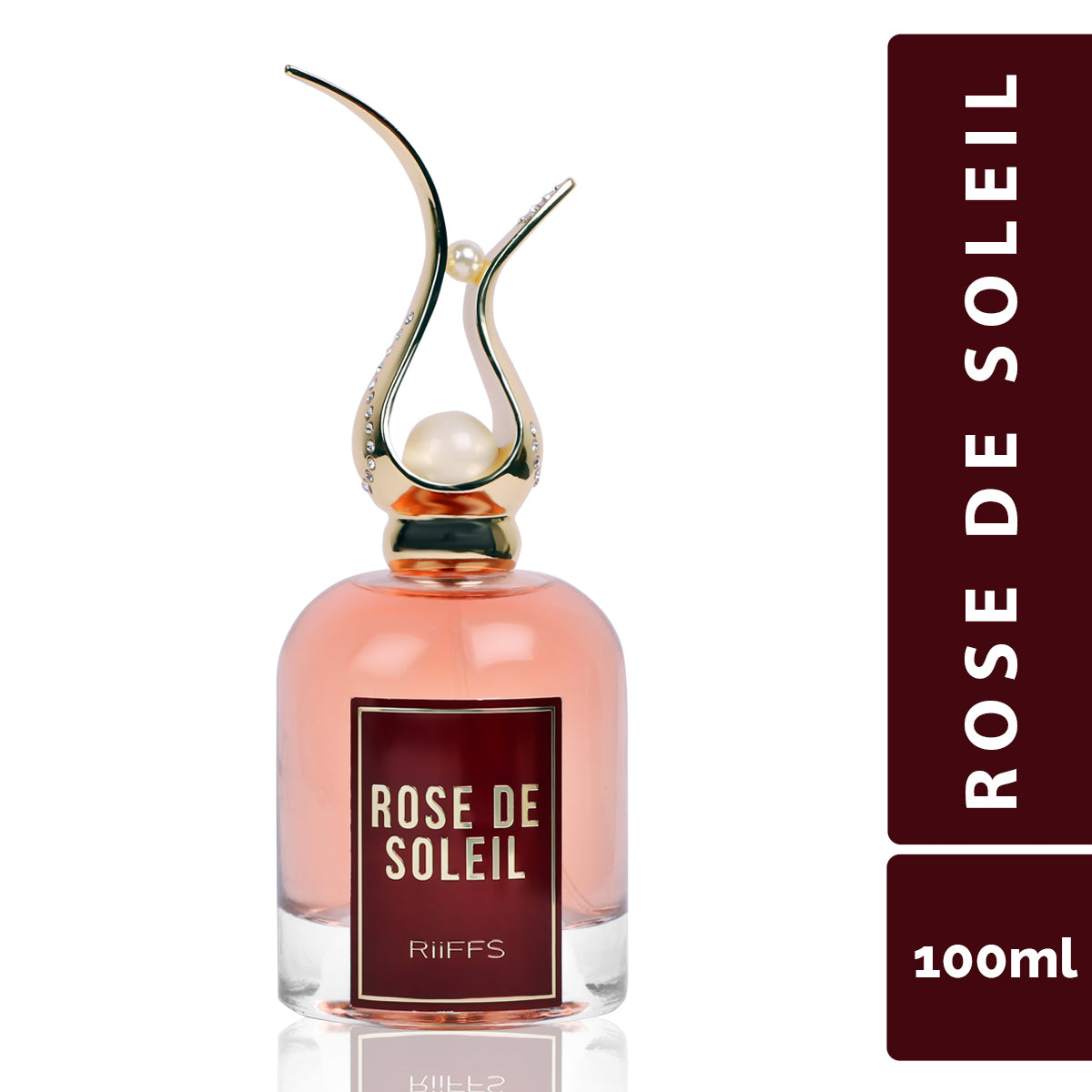 RiiFFS PERFUMS Rose De Soleil Imported Long Lasting Premium Liquid Perfume For Women, Citrusy, Sweet & Green, Soothing Fragrance, 100ml