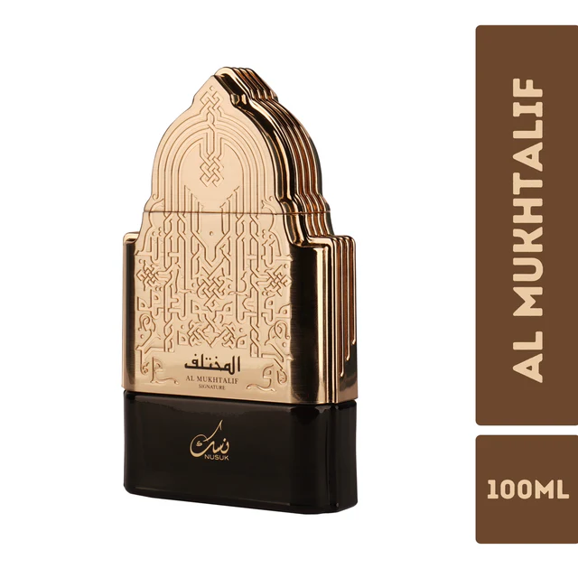 NUSUK Al Mukhtalif Signature Extrait De Parfum for Men, 100 ml, Oriental Fragrance