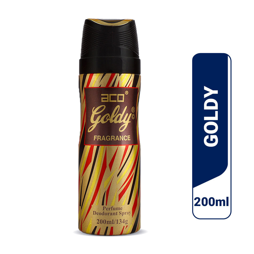 aco GOLDY Perfumed Body Deodorant Spray 200ml