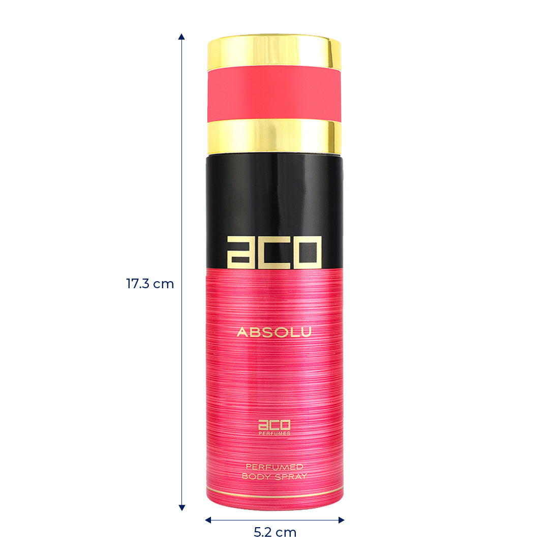 aco ABSOLU Perfumed Body Spray 200ml
