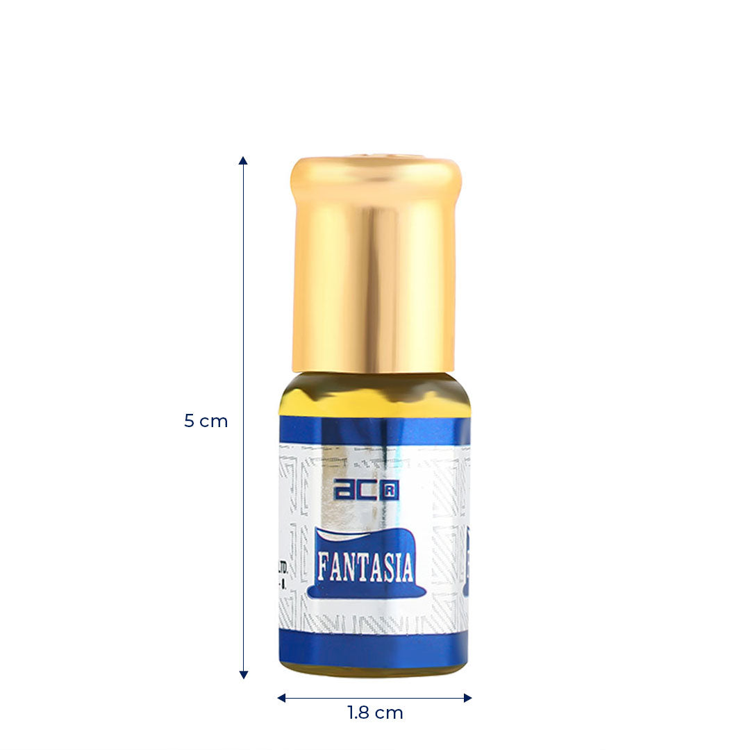 aco Fantasia Attar 2.5ml - Alcohol-Free, Pure Fragrance Elixir Floral Attar