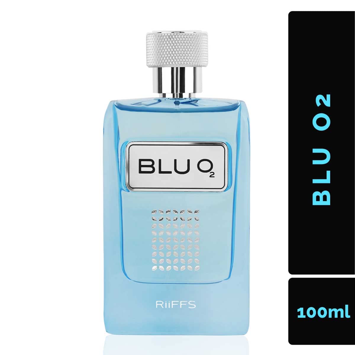 RiiFFS PERFUMS Blu O2 Imported Long Lasting, 100ml Men's Liquid Perfume, Citrusy, Aquatic & Woody, Soothing Fragrance