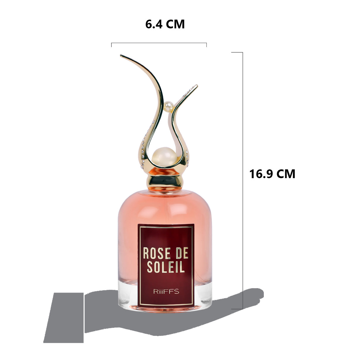 RiiFFS PERFUMS Rose De Soleil Imported Long Lasting Premium Liquid Perfume For Women, Citrusy, Sweet & Green, Soothing Fragrance, 100ml
