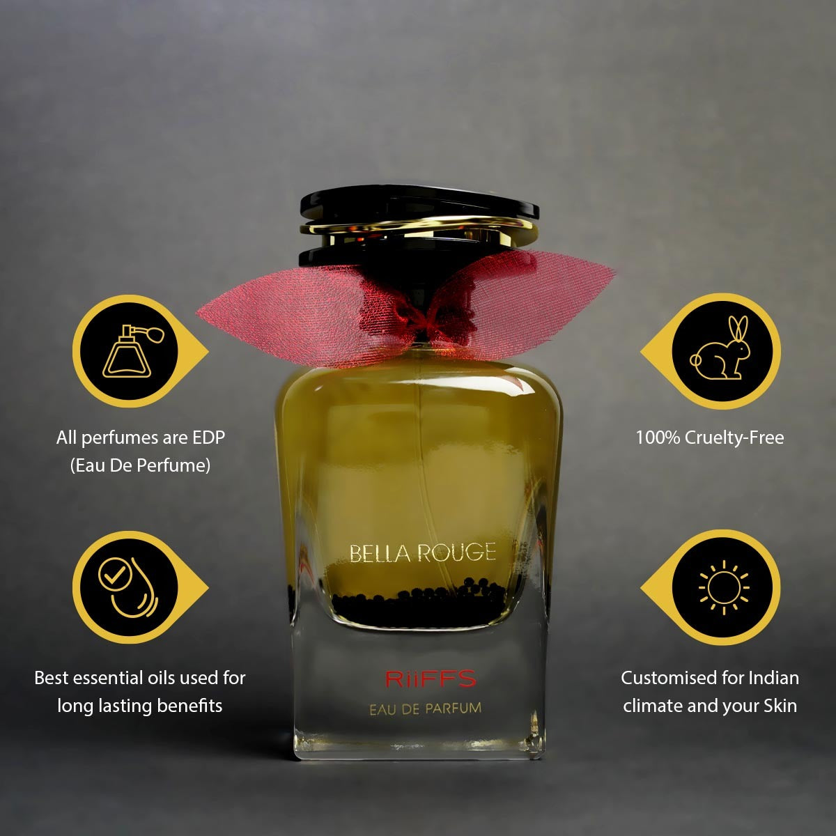 RiiFFS Bella Rouge Liquid Eau De Perfume For Women, 100ml