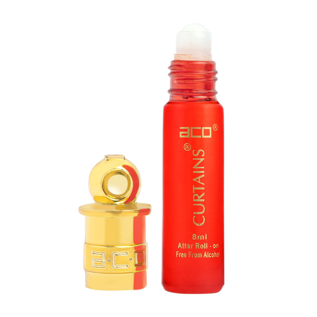 aco Perfumes Curtains Edition Alcohol - Free Premium Attar Roll On 8ml
