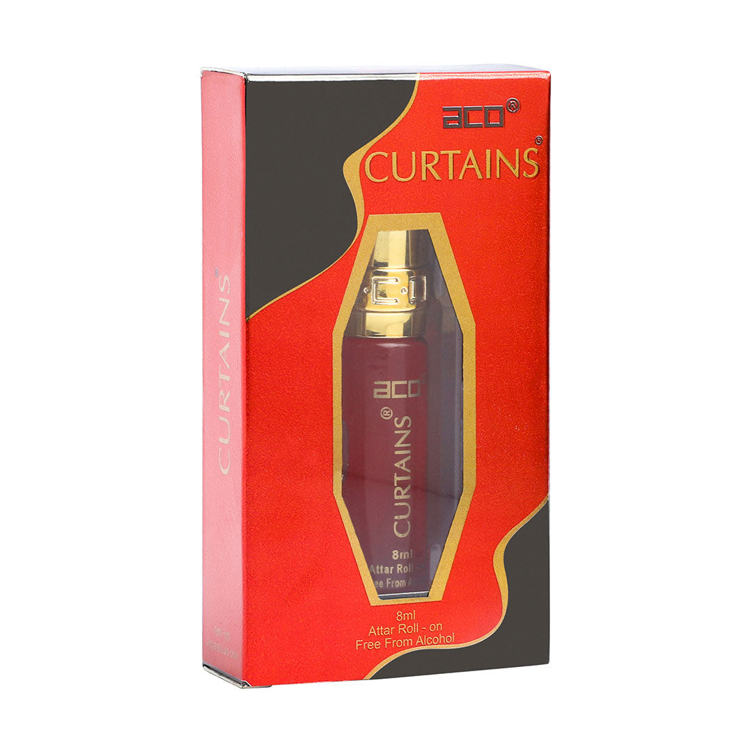 aco Perfumes Curtains Edition Alcohol - Free Premium Attar Roll On 8ml