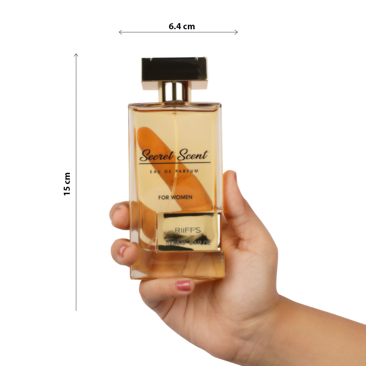 Riiffs Secret Scent Premium Imported Scent, Fresh & Soothing Fragrance, Long Lasting Perfume Spray For Women, Made in UAE, 100ml