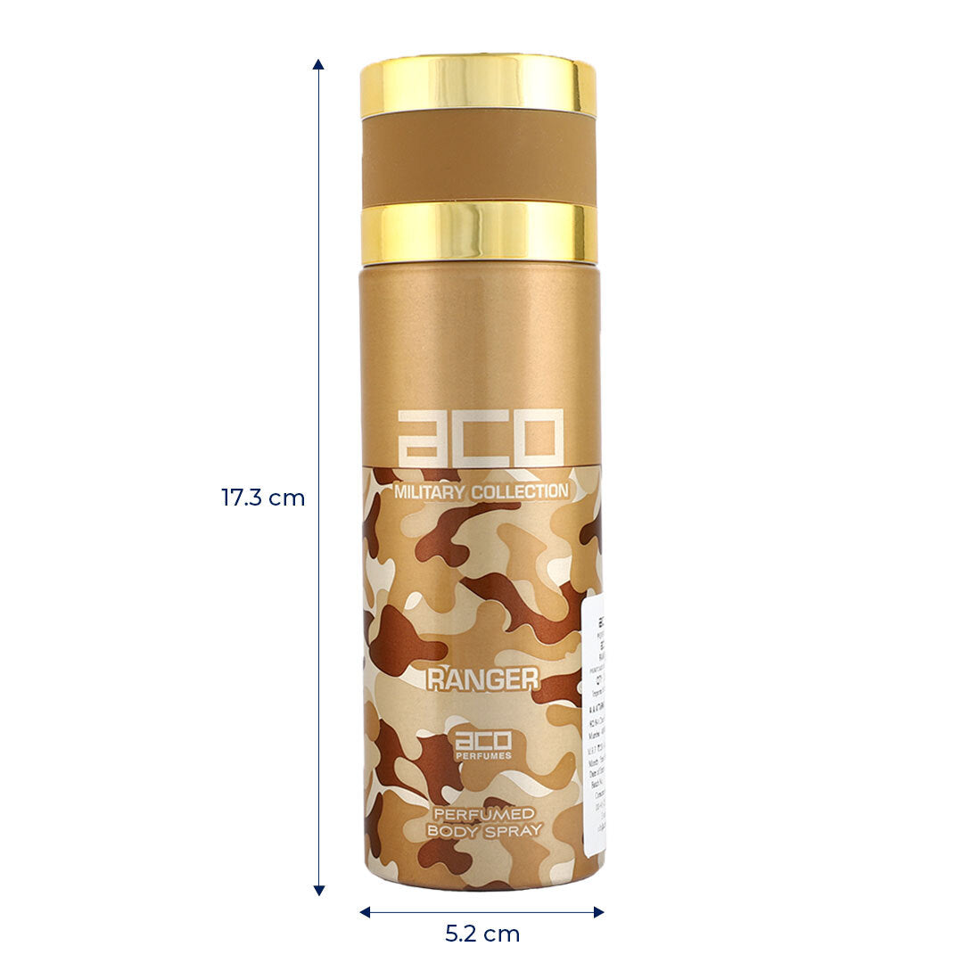 ACO RANGER DEODORANT PERFUMED BODY SPRAY 200ML