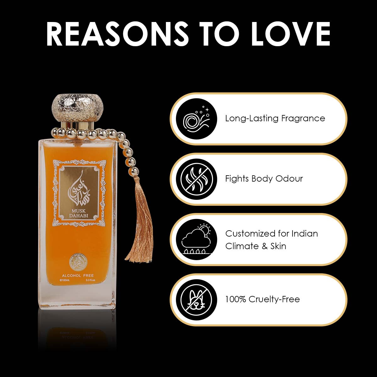 AL-FAKHR MUSK DHABHI Alcohol Free Perfume For Men & Women 100 ML