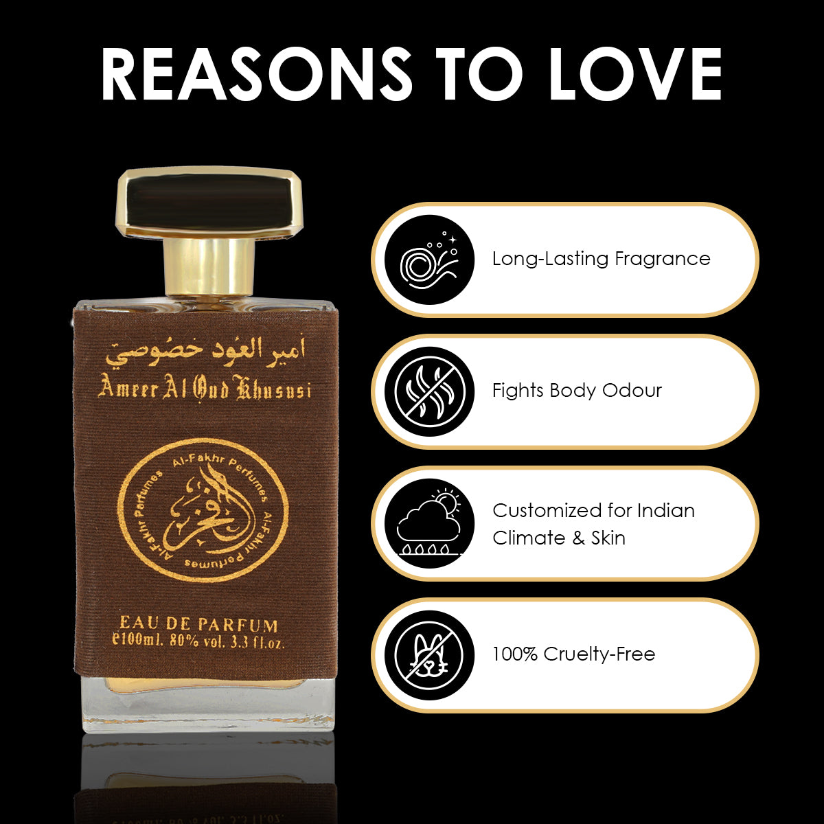 AL FAKHR Ameer Al Oud Khususi Eau de Parfum - 100 ml