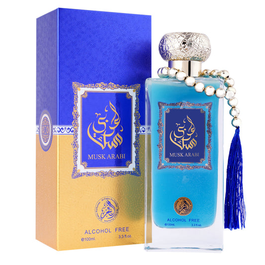 Al-Fakhr Alcohol Free Musk Arabi Premium Scent, Fresh & Soothing Fragrance, Long Lasting Perfume Spray For Men, 100ml