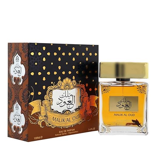 Rihanah Malik Al Oud Eau De Parfum 100 ML (3.4. F.L. O.Z.), Unisex Perfume, Made In U.A.E.