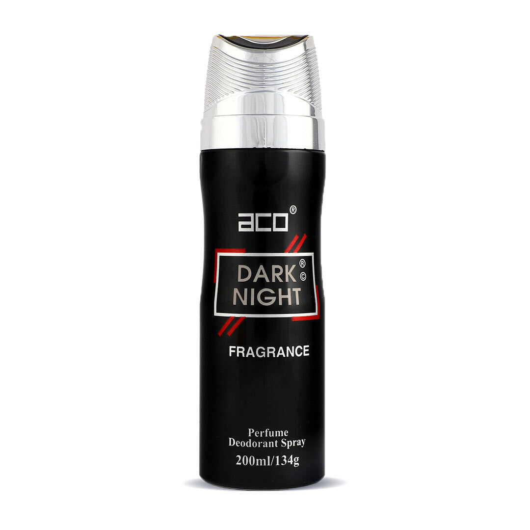 aco Dark Night Premium Deodorant, Long Lasting, Fresh & Soothing Fragrance Body Spray For Mens, 200ml