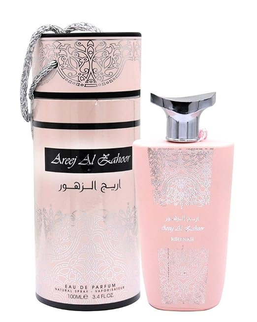Rihanah Areej Al Zahoor Eau De Parfum 100 ML (3.4 FL. Oz), Unisex Perfume, Imported Fragrance Made In U.A.E.
