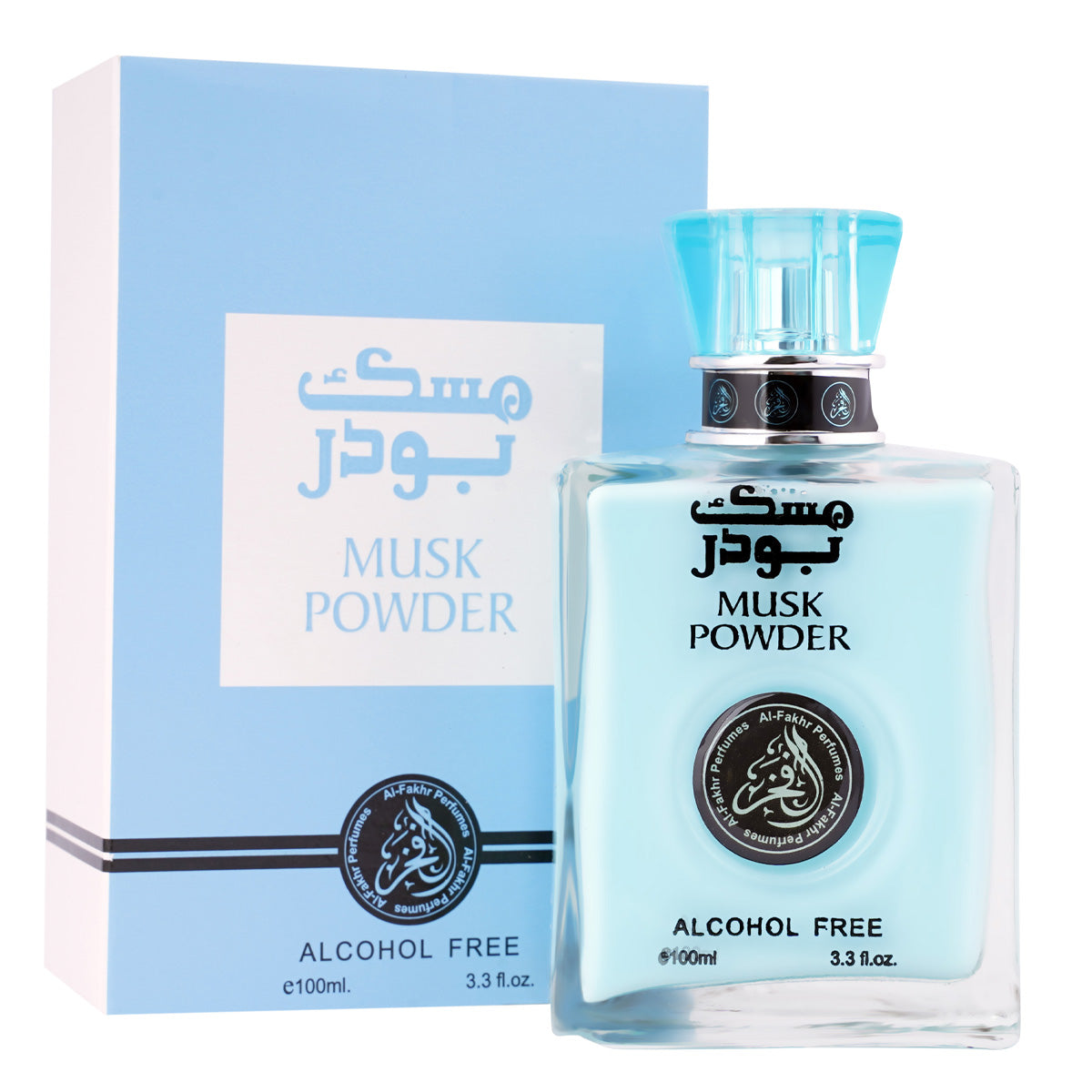 AL-FAKHR MUSK POWDER Alcohol Free Perfume 100ml For Men's& Women's