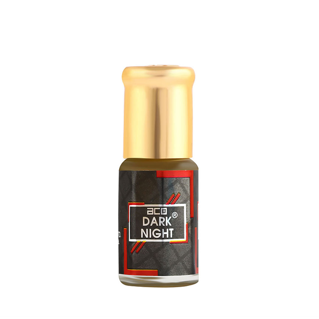 aco Dark Night Attar 2.5ml - Alcohol-Free, Pure Fragrance Elixir Floral Attar