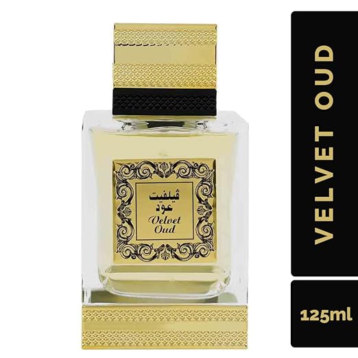 Rihanah Velvet Oud Premium Scent, Fresh & Soothing Fragrance, Long Lasting Perfume Spray For Men, 125ml