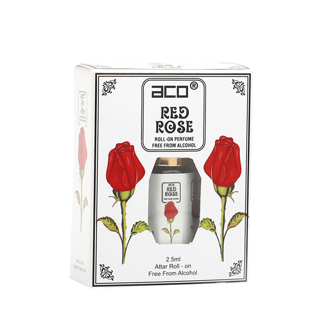 aco RED ROSE Concentrated Attar Roll On 2.5ml Floral Attar