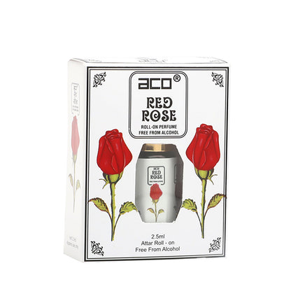 aco RED ROSE Concentrated Attar Roll On 2.5ml Floral Attar