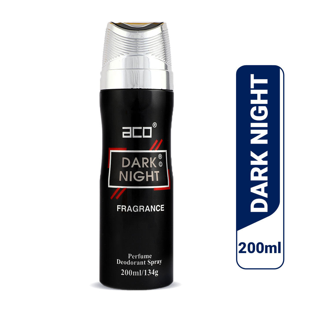 aco Dark Night Premium Deodorant, Long Lasting, Fresh & Soothing Fragrance Body Spray For Mens, 200ml