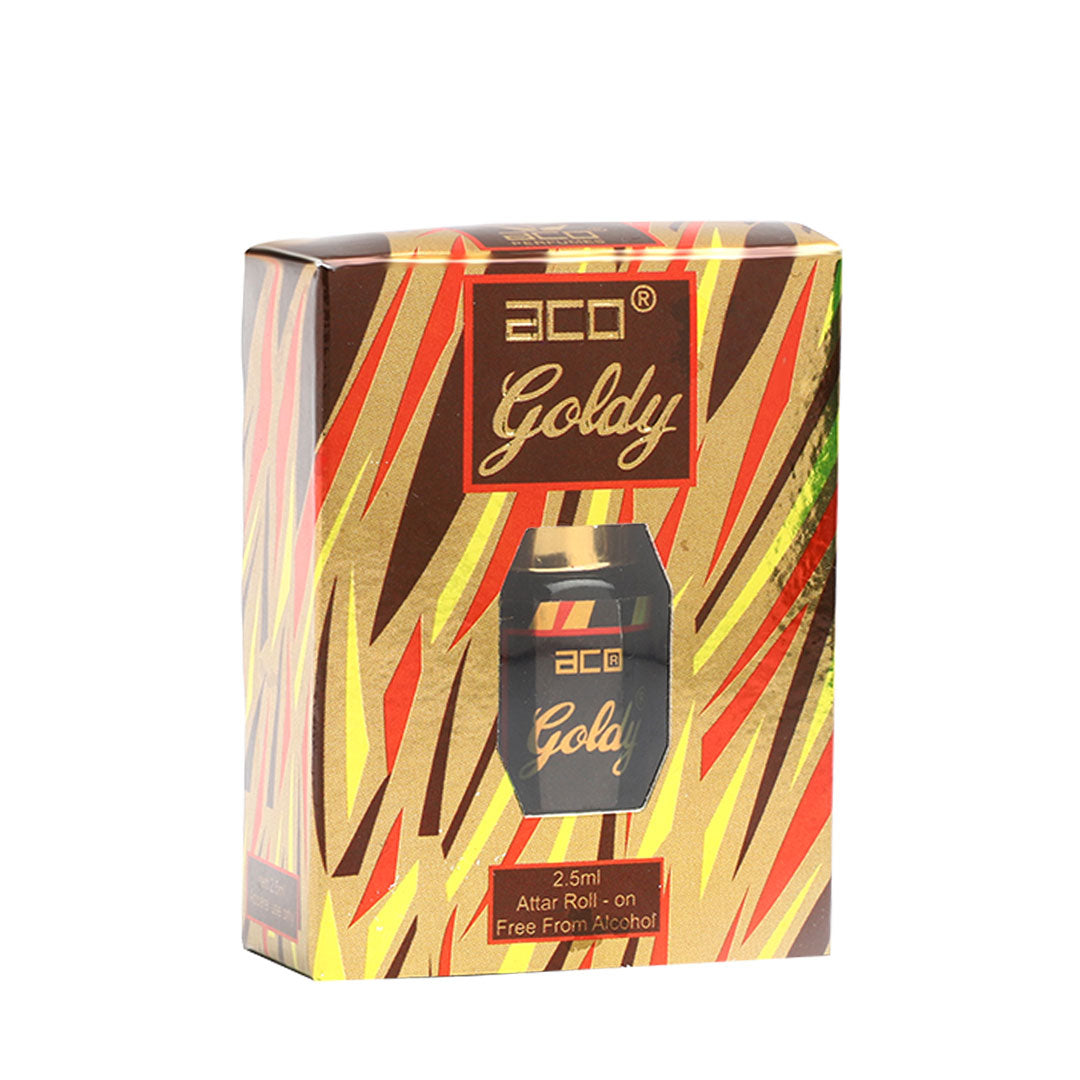 aco GOLDY Concentrated Attar Roll On 2.5ml Floral Attar