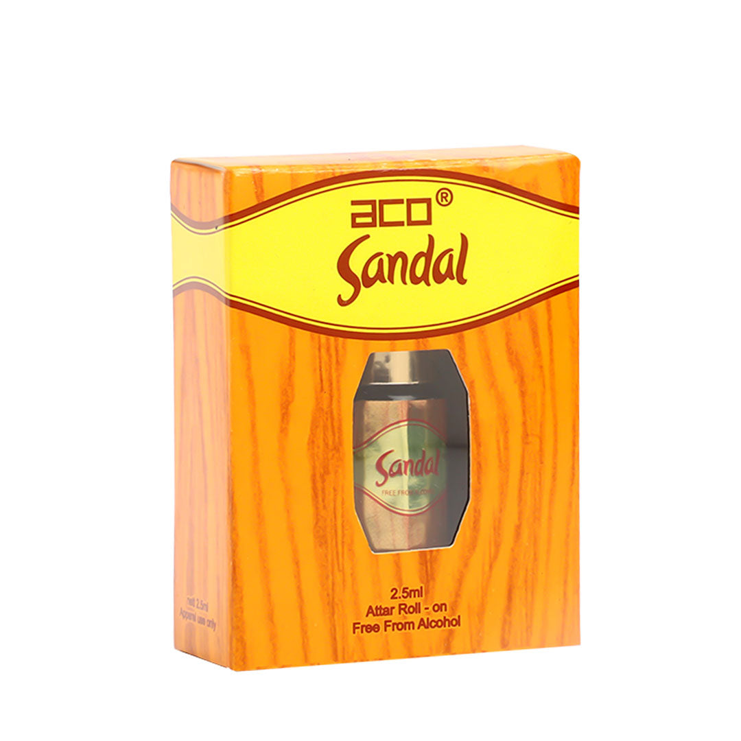 aco SANDAL Concentrated Attar Roll On 2.5ml Floral Attar