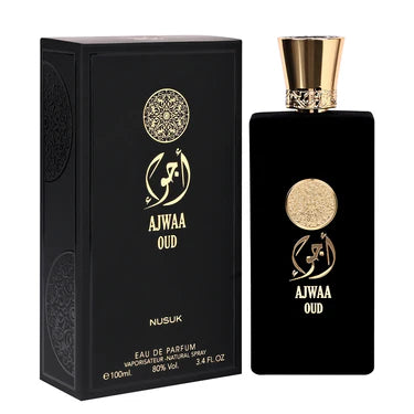 NUSUK AJWAA OUD BLACK Eau De Perfume 100ml ((For Men AND WOMEN)