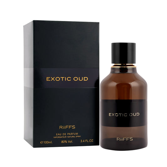 RiiFFS Exotic Oud Premium Imported Scent, Floral, Fruity & Woody, Soothing Fragrance, Long Lasting Perfume Spray For Men, 100ml