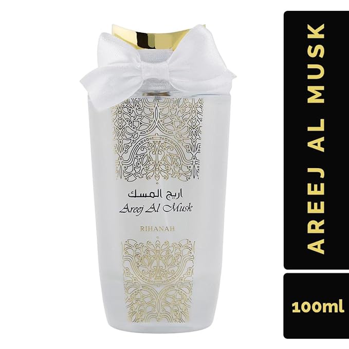Rihanah Areej Al Musk Eau De Parfum 100 ML (3.4. F.L. O.Z.), Unisex Perfume, Made In U.A.E.
