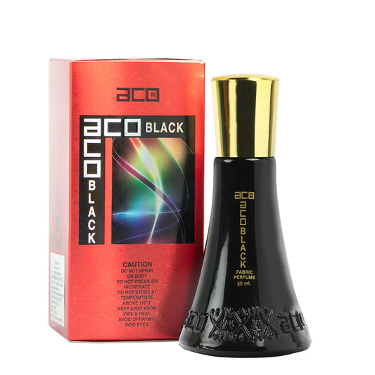 aco perfumes Black Premium Scent, Long Lasting, Fresh & Soothing Fragrance Perfume Spray For Women, 60ml