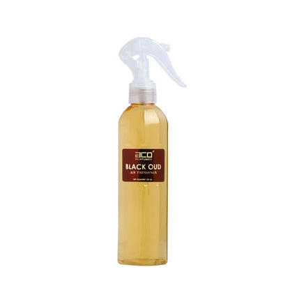 aco Black Oud Premium Air Freshener, Long Lasting, Fresh & Soothing Fragrance, Natural Room Freshener For Home & Office, 250ml