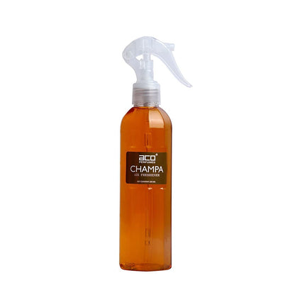 aco Champa Premium Air Freshener, Long Lasting, Fresh & Soothing Fragrance, Natural Room Freshener For Home & Office, 250ml