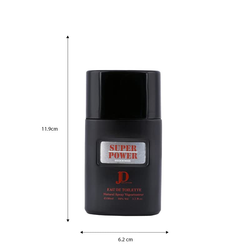 JD COLLECTION Super Power Pour Homme Eau De Toilette For Men & Women 100 ml