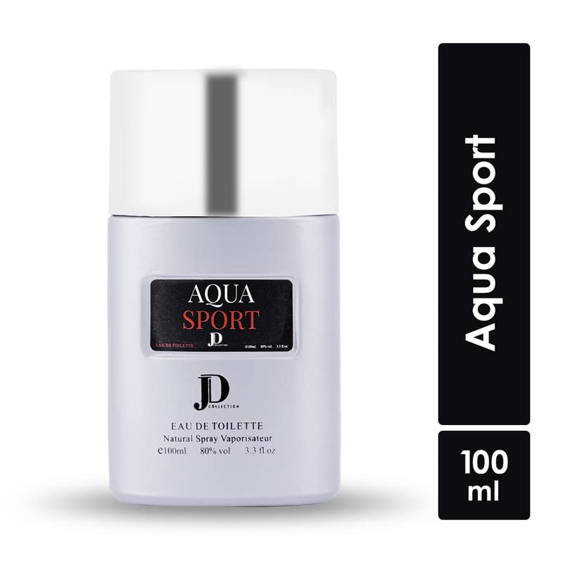 JD COLLECTION Aqua Sports Eau De Toilette For Men & Women 100 ml