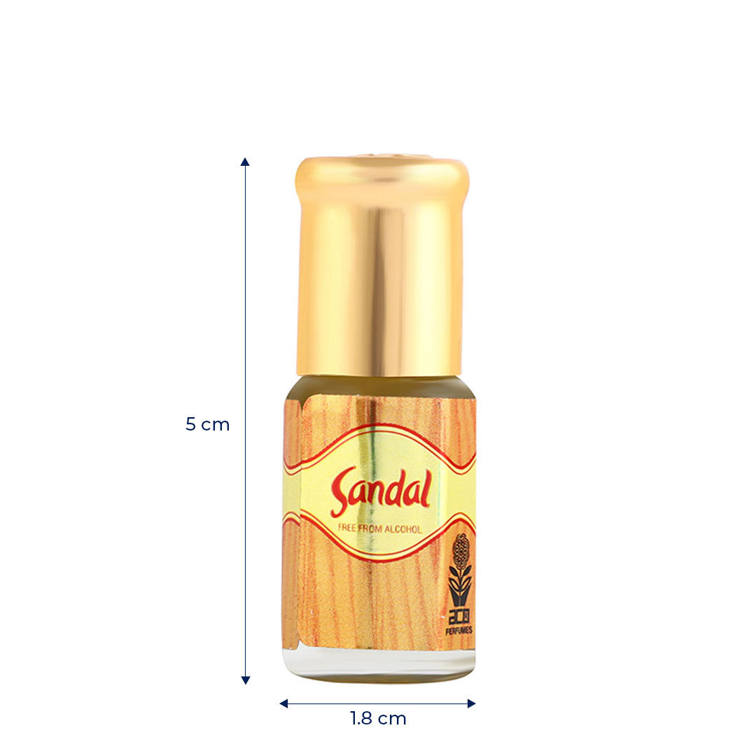 aco SANDAL Concentrated Attar Roll On 2.5ml Floral Attar