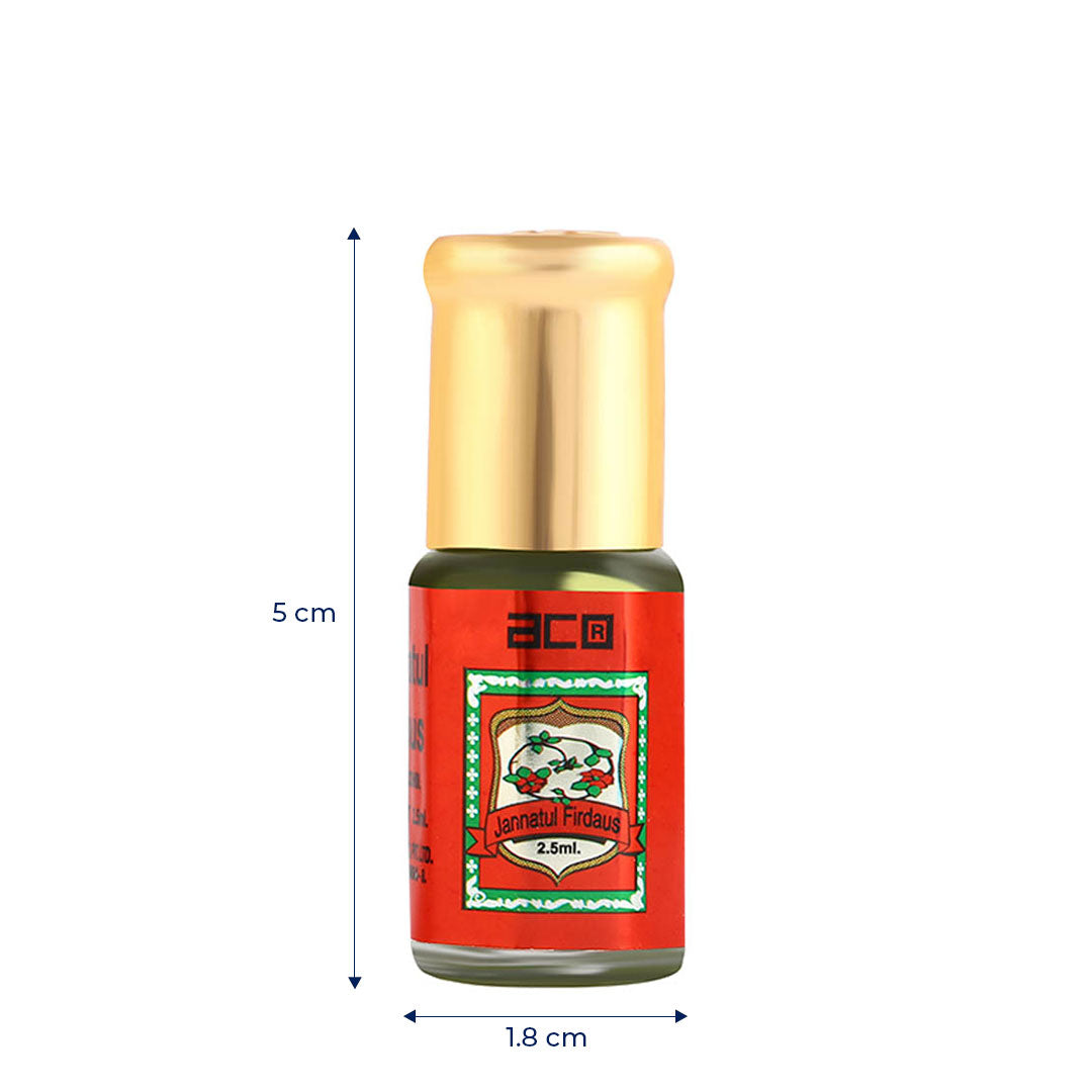 aco JANNATUL FIRDAUS Concentrate Attar Roll On 2.5ml Floral Attar