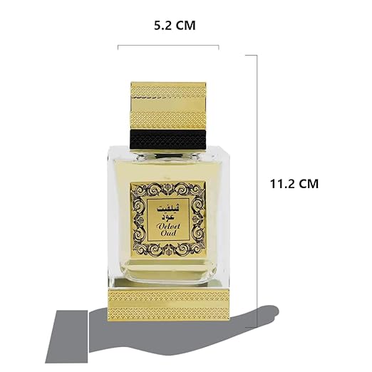 Rihanah Velvet Oud Premium Scent, Fresh & Soothing Fragrance, Long Lasting Perfume Spray For Men, 125ml