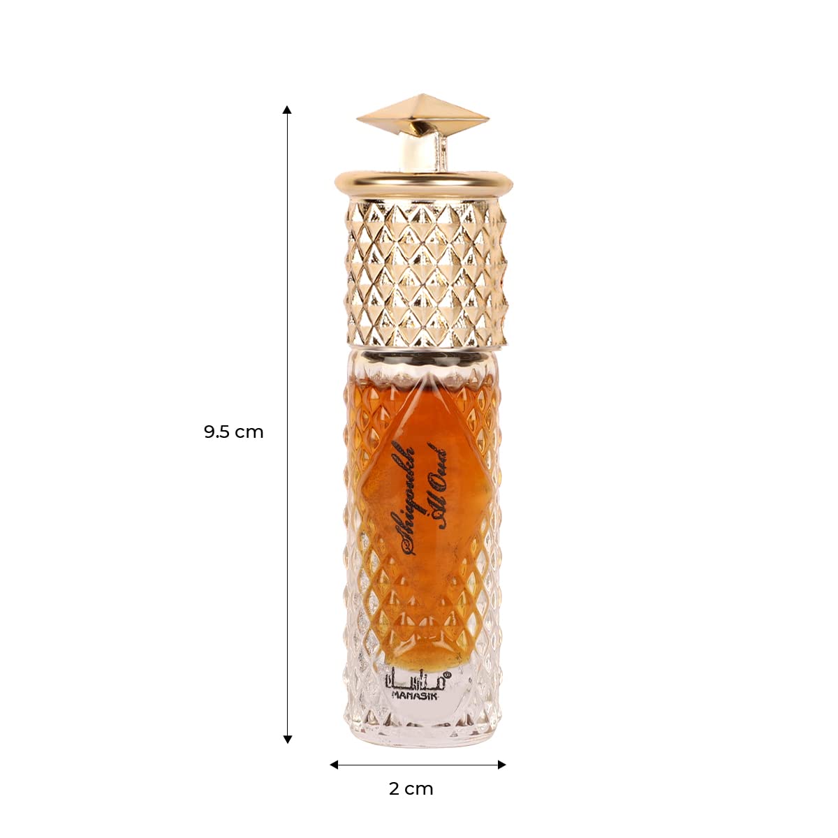 MANASIK SHIYOUKH AL OUD Alcohol - Free Concentrated Attar Roll On 6ml