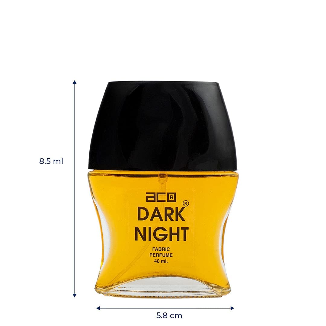aco Dark Night Premium Scent, Long Lasting, Fresh & Soothing Fragrance Perfume Spray For Mens, 40ml