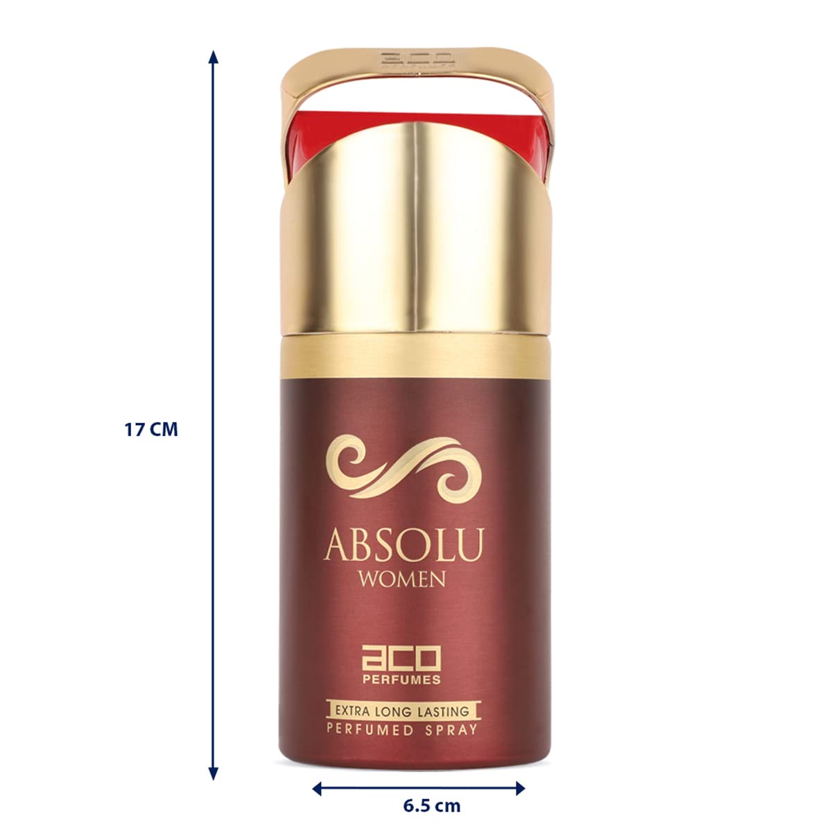 aco Absolu Imported Premium Deodorant, Long Lasting, Fresh & Soothing Fragrance Body Spray For Women, Made in UAE, 250ml