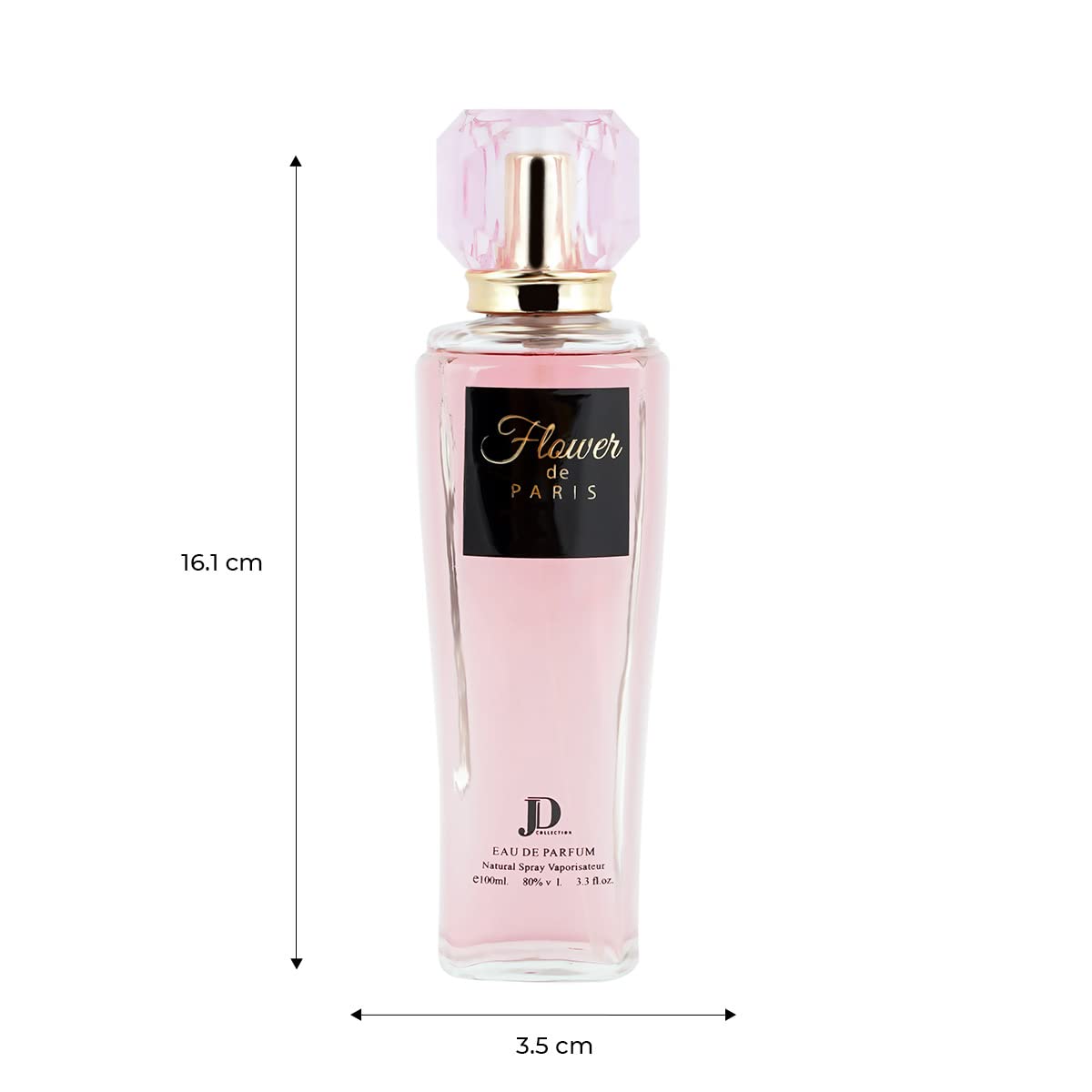 JD Collection Flower De Paris Long Lasting 100ml Women Perfume, Sweet, Aquatic & Floral, Soothing Fragrance