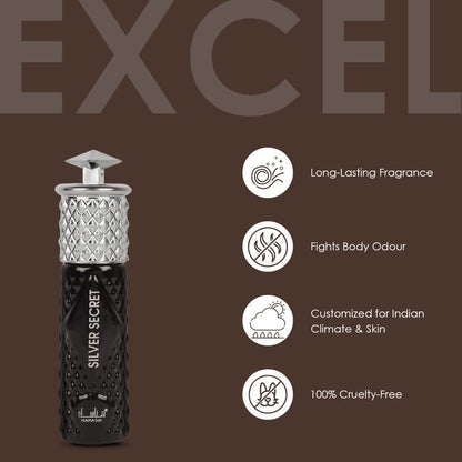 MANASIK SILVER SECRET Alcohol - Free Concentrated Attar Roll On 6ml