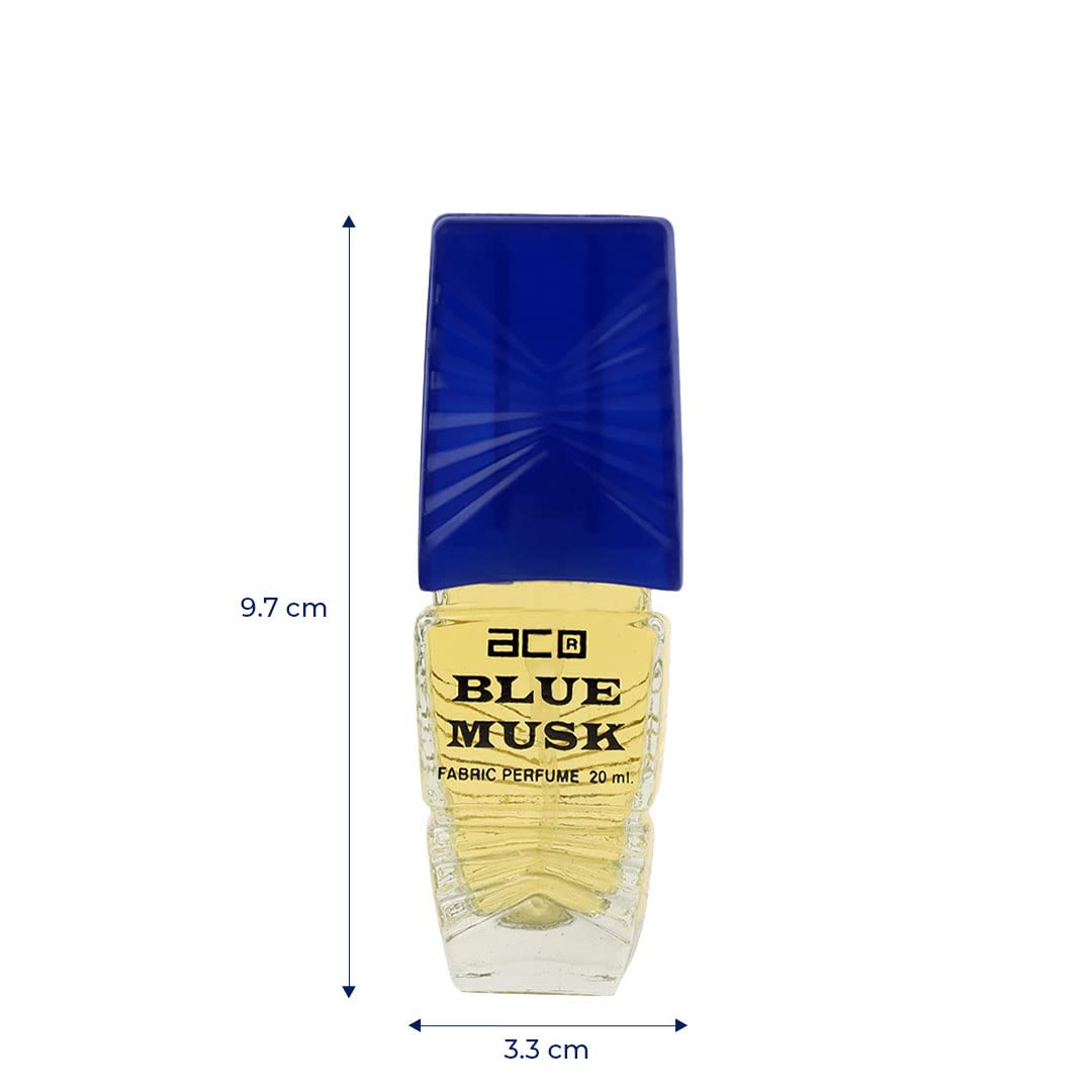 Aco Blue Musk Premium Scent, Long Lasting, Fresh & Soothing Fragrance Perfume Spray For Mens, 20ml