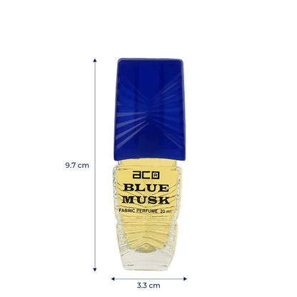 Aco Blue Musk Premium Scent, Long Lasting, Fresh & Soothing Fragrance Perfume Spray For Mens, 20ml