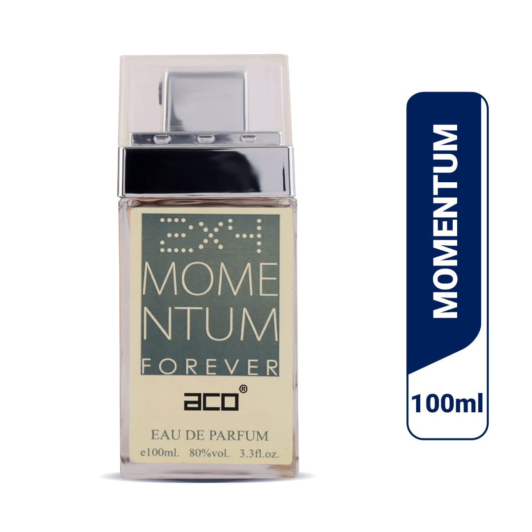 aco Momemtum Forever Premium Scent, Long Lasting, Fresh & Soothing Fragrance Perfume Spray For Mens, 100ml