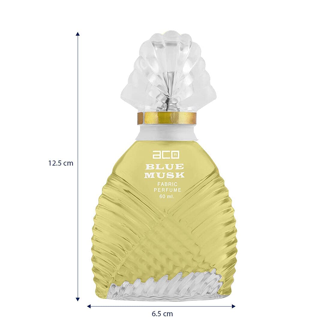 aco Blue Musk Premium Scent, Long Lasting, Fresh & Soothing Fragrance Perfume Spray For Mens, 60ml