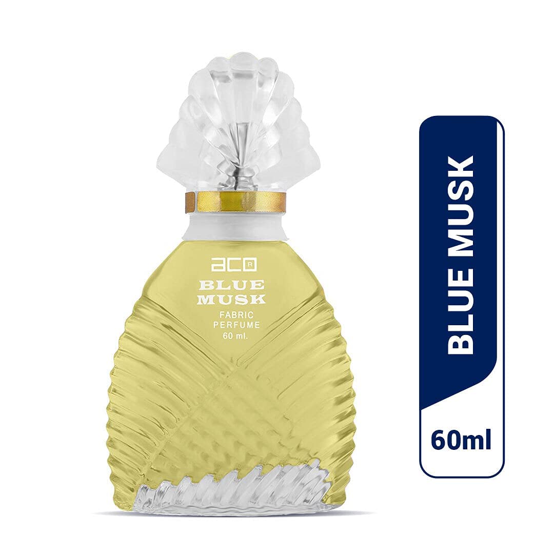 aco Blue Musk Premium Scent, Long Lasting, Fresh & Soothing Fragrance Perfume Spray For Mens, 60ml