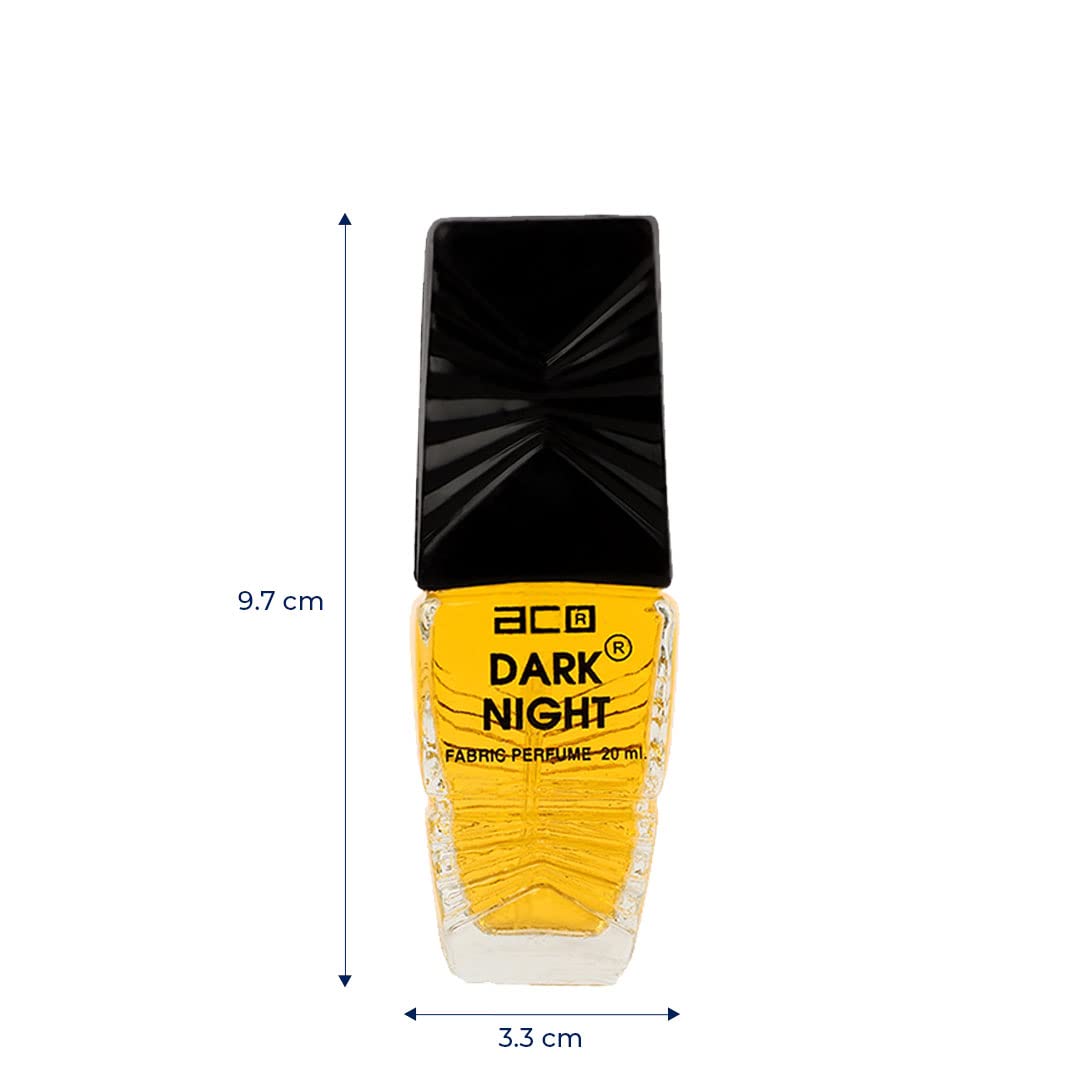 aco Dark Night Premium Scent, Long Lasting, Fresh & Soothing Fragrance Perfume Spray For Mens, 20ml