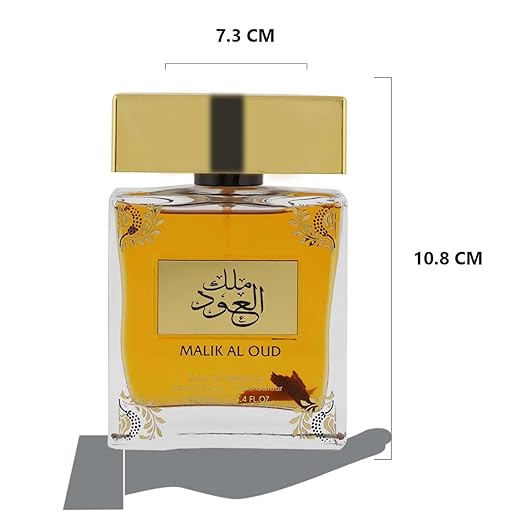 Rihanah Malik Al Oud Eau De Parfum 100 ML (3.4. F.L. O.Z.), Unisex Perfume, Made In U.A.E.